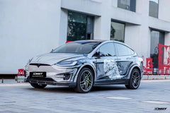 CMST Tuning Front Lip Splitter for Tesla Model X P100D Performance/Base Carbon Fiber/FRP