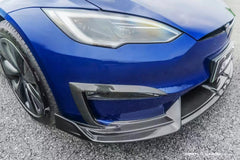 CMST Tuning Carbon Fiber & FRP Front Lip for Tesla Model S 3rd Gen late 2021-ON