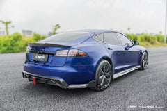 CMST Tuning Carbon Fiber & FRP Rear Diffuser & Canards for Tesla Model S 3rd Gen late