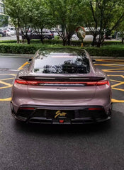 CMST Tuning Carbon Fiber Rear Diffuser & Canards for Porsche Taycan Turbo & Turbo S