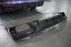Audi S4 / A4 (With S-line Bumper) B9.5 2020-ON with Aftermarket Parts - With & Without Light Rear Diffuser Pre-preg Carbon Fiber from BCTXE Tuning