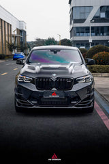 BMW X3 G01 & X3M X3MC F97 (Fits Both Pre-LCI & LCI) 2019 2020 2021 2022 2023 2024 & X4 G02 & X4M X4MC F98 (Fits Both Pre-LCI & LCI) 2019 2020 2021 2022 2023 2024 2025 with Aftermarket Parts ART Vented Transparent Glass V2 Hood Bonnet Dry Pre-preg Carbon Fiber from ArmorExtend
