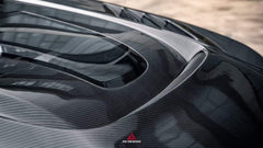 BMW X3 G01 & X3M X3MC F97 (Fits Both Pre-LCI & LCI) 2019 2020 2021 2022 2023 2024 & X4 G02 & X4M X4MC F98 (Fits Both Pre-LCI & LCI) 2019 2020 2021 2022 2023 2024 2025 with Aftermarket Parts ART Vented Transparent Glass V2 Hood Bonnet Dry Pre-preg Carbon Fiber from ArmorExtend