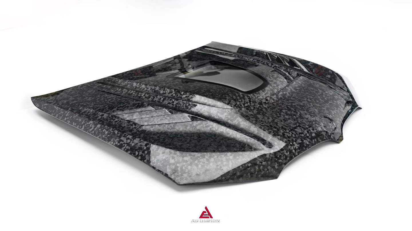 BMW X3 G01 & X3M X3MC F97 (Fits Both Pre-LCI & LCI) 2019 2020 2021 2022 2023 2024 & X4 G02 & X4M X4MC F98 (Fits Both Pre-LCI & LCI) 2019 2020 2021 2022 2023 2024 2025 with Aftermarket Parts ART Vented Transparent Glass V2 Hood Bonnet Dry Pre-preg Carbon Fiber from ArmorExtend