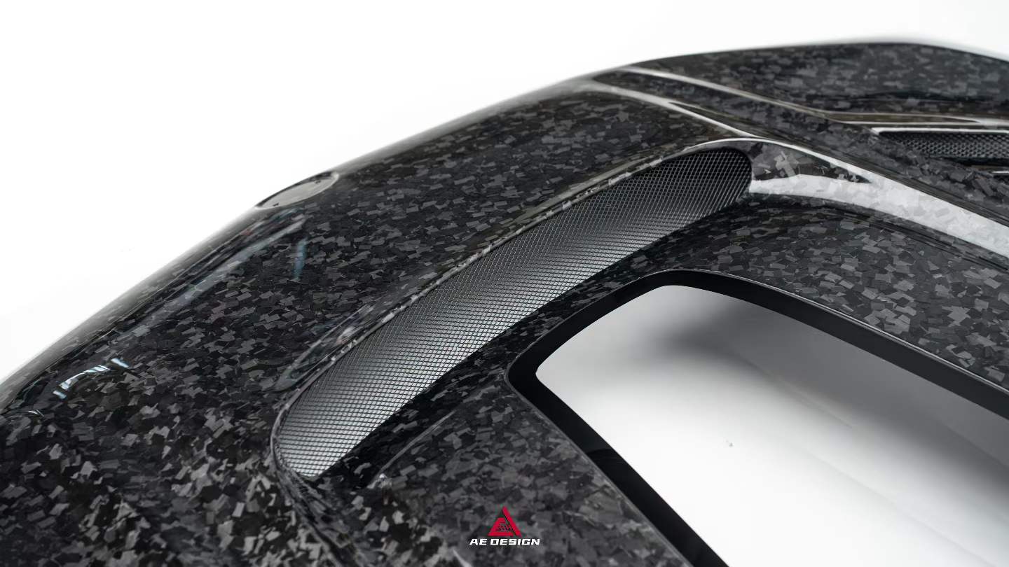 BMW X3 G01 & X3M X3MC F97 (Fits Both Pre-LCI & LCI) 2019 2020 2021 2022 2023 2024 & X4 G02 & X4M X4MC F98 (Fits Both Pre-LCI & LCI) 2019 2020 2021 2022 2023 2024 2025 with Aftermarket Parts ART Vented Transparent Glass V2 Hood Bonnet Dry Pre-preg Carbon Fiber from ArmorExtend