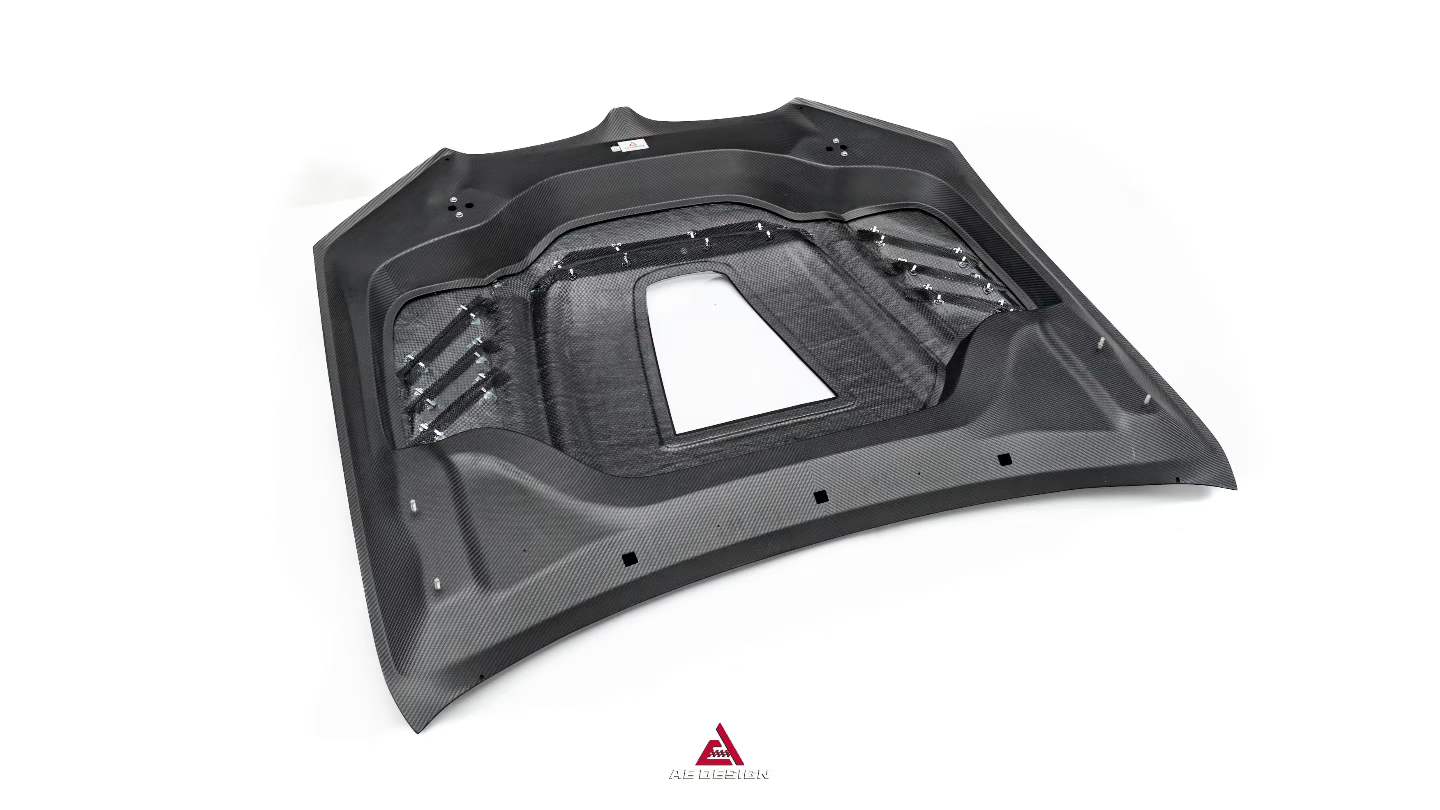 BMW X3 G01 & X3M X3MC F97 (Fits Both Pre-LCI & LCI) 2019 2020 2021 2022 2023 2024 & X4 G02 & X4M X4MC F98 (Fits Both Pre-LCI & LCI) 2019 2020 2021 2022 2023 2024 2025 with Aftermarket Parts ART Vented Transparent Glass V2 Hood Bonnet Dry Pre-preg Carbon Fiber from ArmorExtend