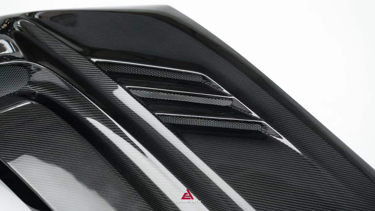 BMW X3 G01 & X3M X3MC F97 (Fits Both Pre-LCI & LCI) 2019 2020 2021 2022 2023 2024 & X4 G02 & X4M X4MC F98 (Fits Both Pre-LCI & LCI) 2019 2020 2021 2022 2023 2024 2025 with Aftermarket Parts ART Vented Transparent Glass V2 Hood Bonnet Dry Pre-preg Carbon Fiber from ArmorExtend