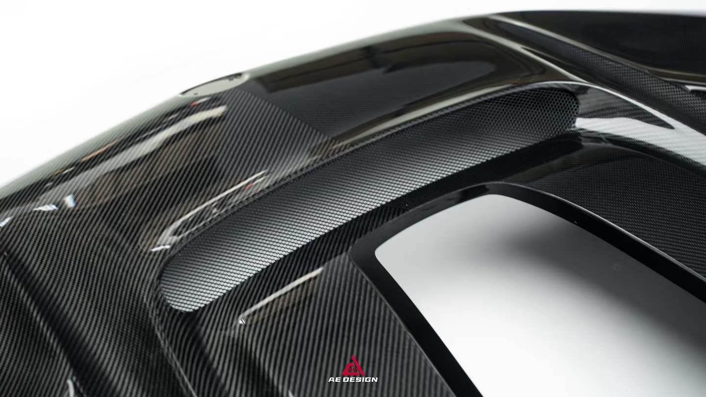 BMW X3 G01 & X3M X3MC F97 (Fits Both Pre-LCI & LCI) 2019 2020 2021 2022 2023 2024 & X4 G02 & X4M X4MC F98 (Fits Both Pre-LCI & LCI) 2019 2020 2021 2022 2023 2024 2025 with Aftermarket Parts ART Vented Transparent Glass V2 Hood Bonnet Dry Pre-preg Carbon Fiber from ArmorExtend