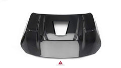BMW M2 M2CS G87 2023-ON & 2 Series 230i M240i G42 2022-ON with Aftermarket Parts - ART Vented Transparent Glass V2 Style Hood Bonnet Double-sided Dry Pre-preg Carbon Fiber from ArmorExtend