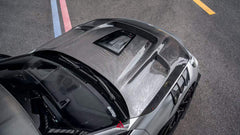 BMW M2 M2CS G87 2023-ON & 2 Series 230i M240i G42 2022-ON with Aftermarket Parts - ART Vented Transparent Glass V2 Style Hood Bonnet Double-sided Dry Pre-preg Carbon Fiber from ArmorExtend