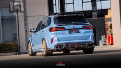 BMW X5M X5MC F95 (Fits Both Pre-LCI & LCI) 2020 2021 2022 2023 2024 with Aftermarket Parts - AE Style Rear Roof Spoiler Carbon Fiber from ArmorExtend