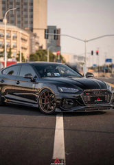 Armorextend AE Design Carbon Fiber Front Bumper Canards for Audi RS5 B9.5 2020-ON