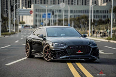 Armorextend AE Design Carbon Fiber Front Bumper Canards for Audi RS5 B9.5 2020-ON