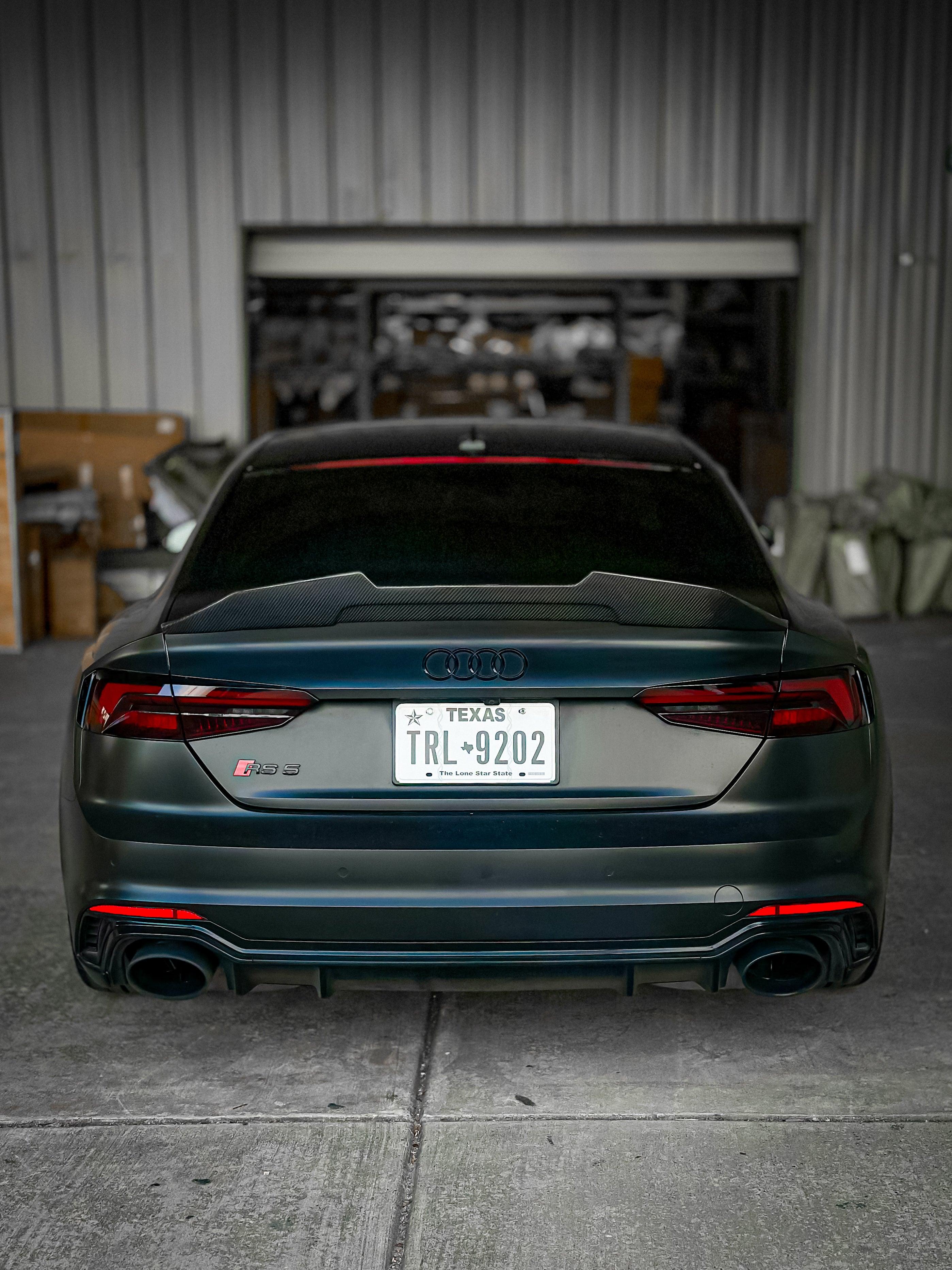 Aero Republic Carbon Fiber Rear Spoiler AR Style for Audi A5 S5 RS5 B9 B9.5 2017-ON