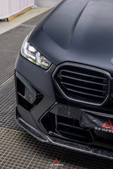 BMW X5M X5MC F95 & X6M X6MC F96 2024-ON (LCI) With Aftermarket Parts - AE Style Front Lip Carbon Fiber?from ArmorExtend