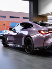 BMW M3 G80 G81 2021 2022 2023 2024 & M4 G82 G83 2021 2022 2023 2024 with Aftermarket Parts - AE Style Side Skirts Carbon Fiber?from ArmorExtend