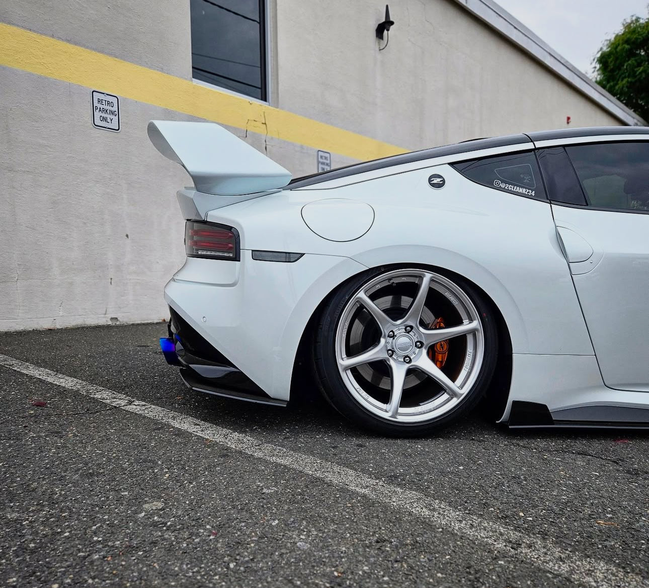 Nissan Z 400Z RZ34 Fairlady 2022-ON with Aftermarket Parts - Ducktail Spoiler Carbon Fiber / FRP from PROJECT WIDEBODY
