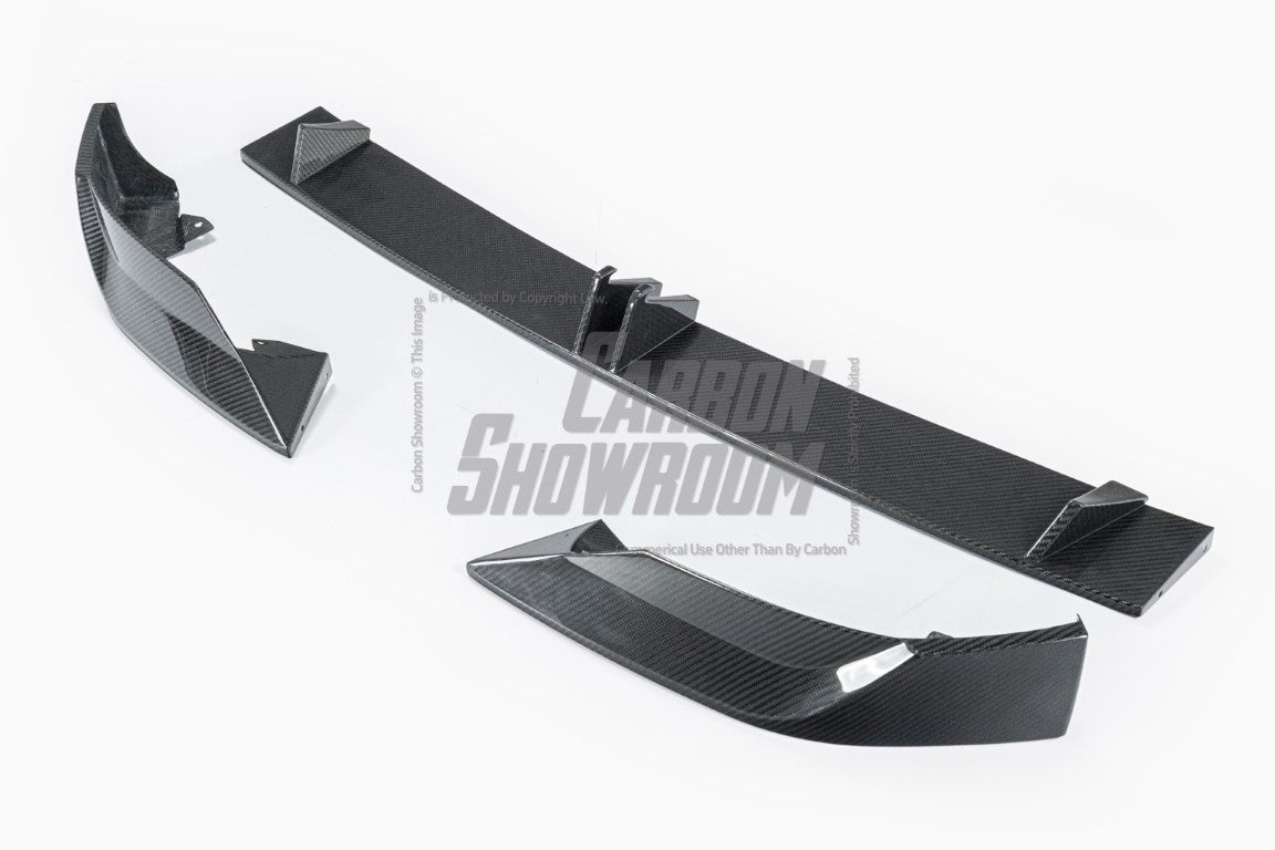 BMW X7 xDrive40i (With M-Package Bumper) M60i ALPINA XB7 LCI G07 2023-ON with Aftermarket Parts - Front Lip Pre-preg Carbon Fiber from TAKD Carbon