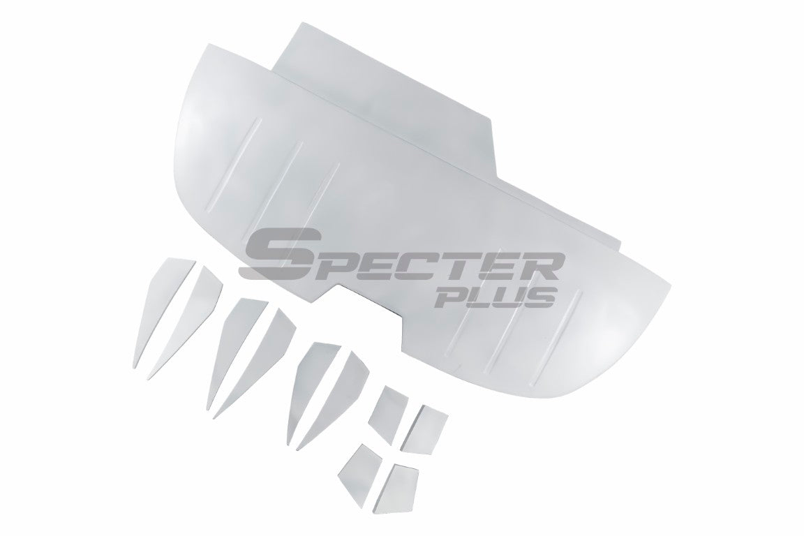 Nissan 350Z Nismo Performance Anniversary Grand Touring Base Fairlady Z Z33 2003 2004 2005 2006 2007 2008 2009 with Aftermarket Parts - Rear Bumper & Rear Diffuser Carbon Fiber / FRP from SPECTER PLUS