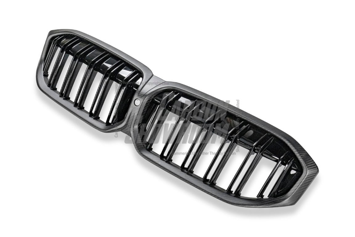 BMW 3 Series 330i M340i LCI G20 G21 2023-ON with Aftermarket Parts - Grill Pre-preg Carbon Fiber from TAKD Carbon