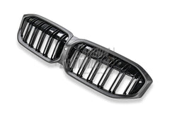 BMW 3 Series 330i M340i LCI G20 G21 2023-ON with Aftermarket Parts - Grill Pre-preg Carbon Fiber from TAKD Carbon