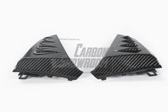 BMW X7 xDrive40i (With M-Package Bumper) M60i ALPINA XB7 LCI G07 2023-ON with Aftermarket Parts - Headlight Valance Trim Pre-preg Carbon Fiber from TAKD Carbon