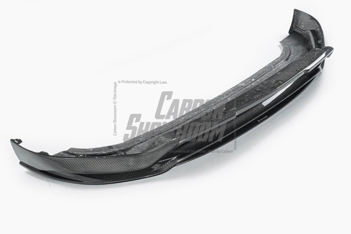 Porsche Cayenne / GTS (does not fit sport design package) 9Y0 9Y3 2018 2019 2020 2021 2022 2023 with Aftermarket Parts - Front Lip Pre-preg Carbon Fiber from TAKD Carbon