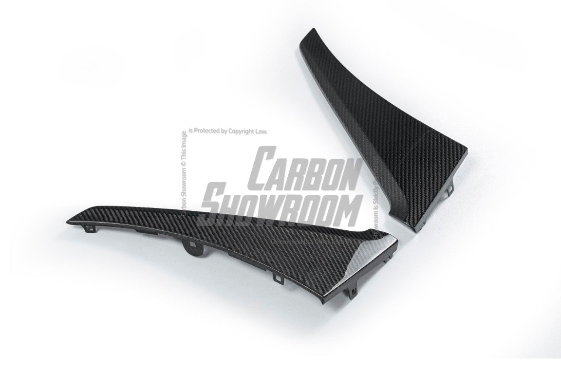 BMW X7 xDrive40i M60i ALPINA XB7 LCI G07 2023-ON with Aftermarket Parts - Headlight Valance Trim Pre-preg Carbon Fiber from TAKD Carbon