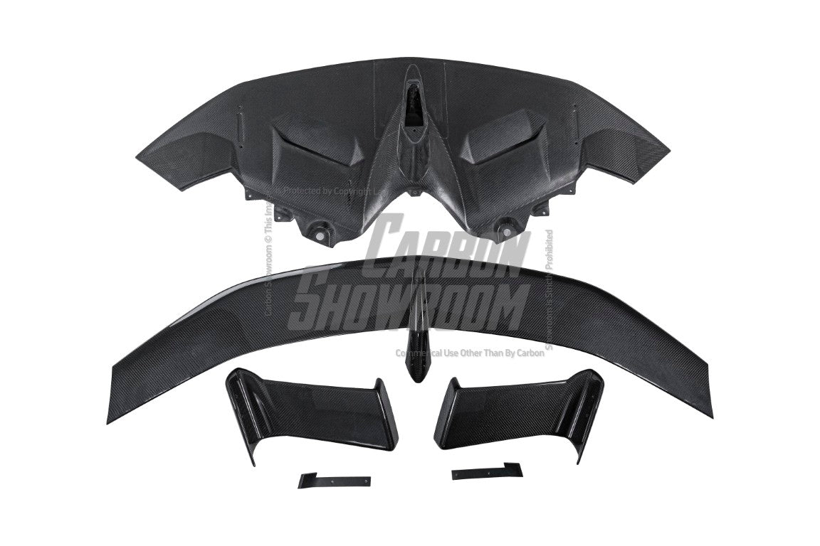 Lamborghini Aventador Base LP700 LP720 S LP740 SV LP750 Ultimate LP780 SVJ LP770 2012 2013 2014 2015 2016 2017 2018 2019 2020 2021 2022 2023 with Aftermarket Parts - 1:1 SVJ Conversion Rear Wing?Pre-preg Carbon Fiber / FRP?from Aero Republic