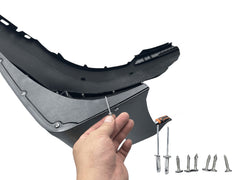 Mercedes Benz AMG GT GTS C190 2016 2017 2018 2019 2020 2021 with Aftermarket Parts - Black Series Conversion Style Rear Bumper & Diffuser PP Polypropylene / Dry Pre-preg Carbon Fiber from DuPont Tech