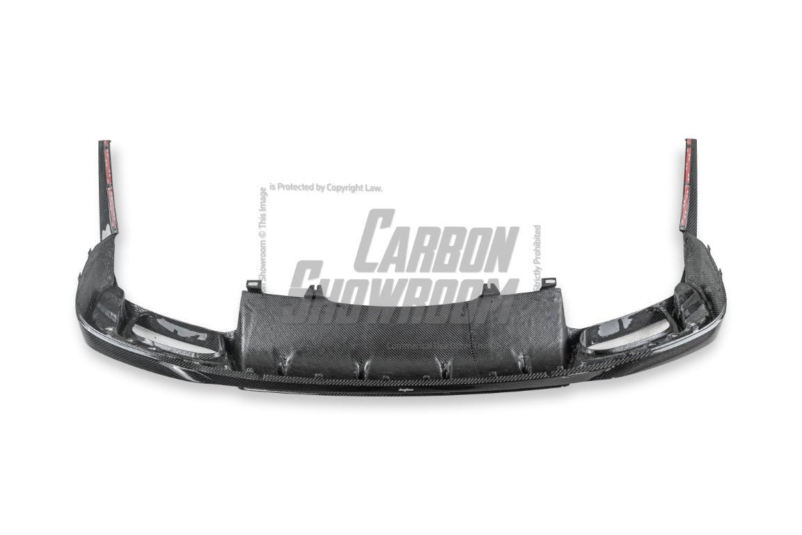 Audi S4 / A4 (With S-line Bumper) B9.5 2020-ON with Aftermarket Parts - With & Without Light Rear Diffuser Pre-preg Carbon Fiber from BCTXE Tuning