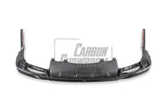 Audi S4 / A4 (With S-line Bumper) B9.5 2020-ON with Aftermarket Parts - With & Without Light Rear Diffuser Pre-preg Carbon Fiber from BCTXE Tuning