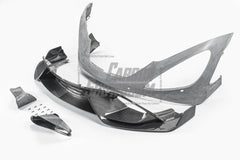 McLaren 720S 2018 2019 2020 2021 2022 2023 with Aftermarket Parts - 765LT?Front Bumper & Lip Conversion Kit Pre-preg Carbon Fiber / FRP?from Aero Republic
