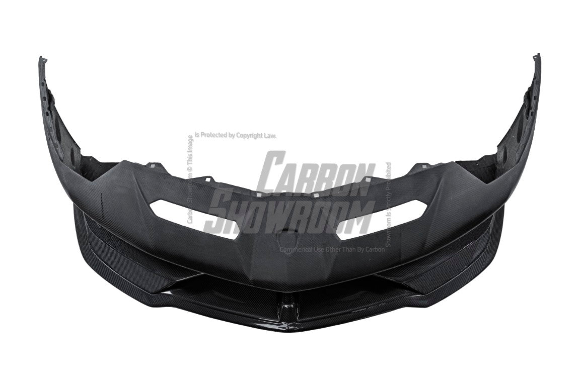 Aero Republic Lamborghini Aventador LP700 Upgrade SVJ Front Bumper Pre-preg Carbon Fiber - Performance SpeedShop