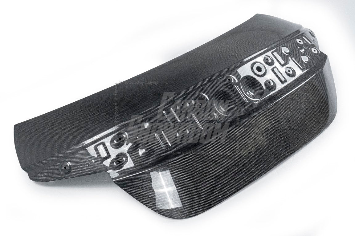 Subaru BRZ ZD8 2022 2023 2024 & Toyota GR86 ZN8 2022 2023 2024 with Aftermarket Parts - OEM Style Rear Trunk Carbon Fiber / FRP from EPR USA