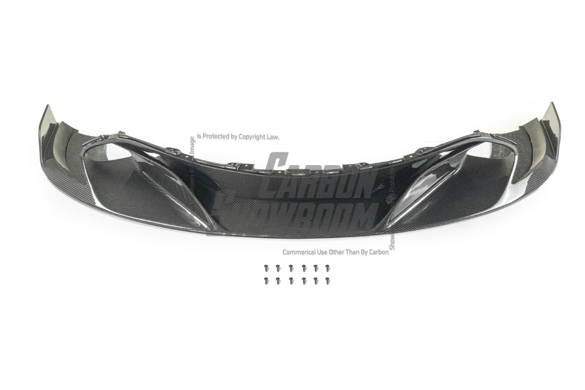 McLaren 720S 2018 2019 2020 2021 2022 2023 with Aftermarket Parts - RF Style Front Lip?Carbon Fiber?from Aero Republic