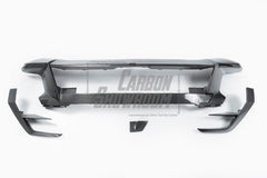 BMW X7 xDrive40i (With M-Package Bumper) M60i ALPINA XB7 LCI G07 2023-ON with Aftermarket Parts - Front Bumper Lower Center Grill Trim Pre-preg Carbon Fiber from TAKD Carbon