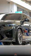 ArmorExtend AE Front Canards for BMW X5M/C F95 LCI & X6M/C F96 LCI Pre-preg Carbon Fiber