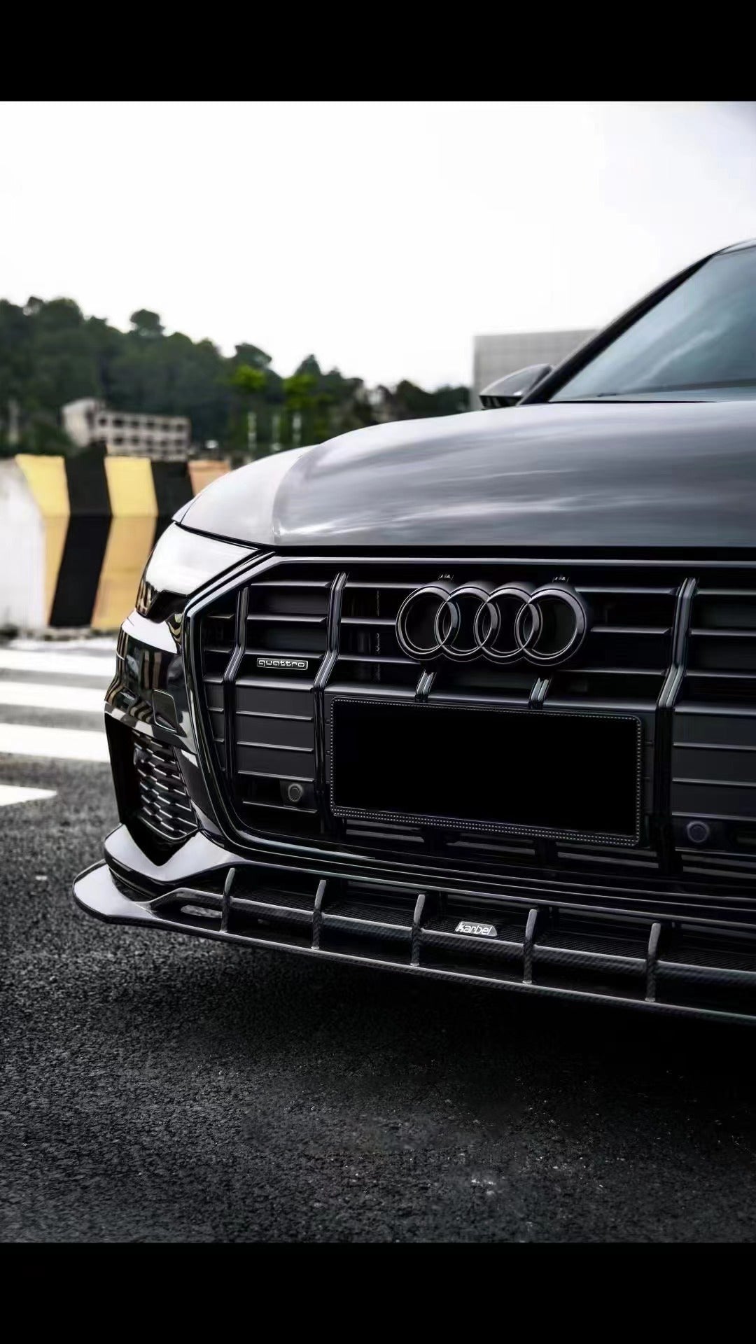 Karbel Carbon Ver.2 Carbon Fiber Lower Front Lip Splitter For Audi A6 Allroad C8 2020-ON