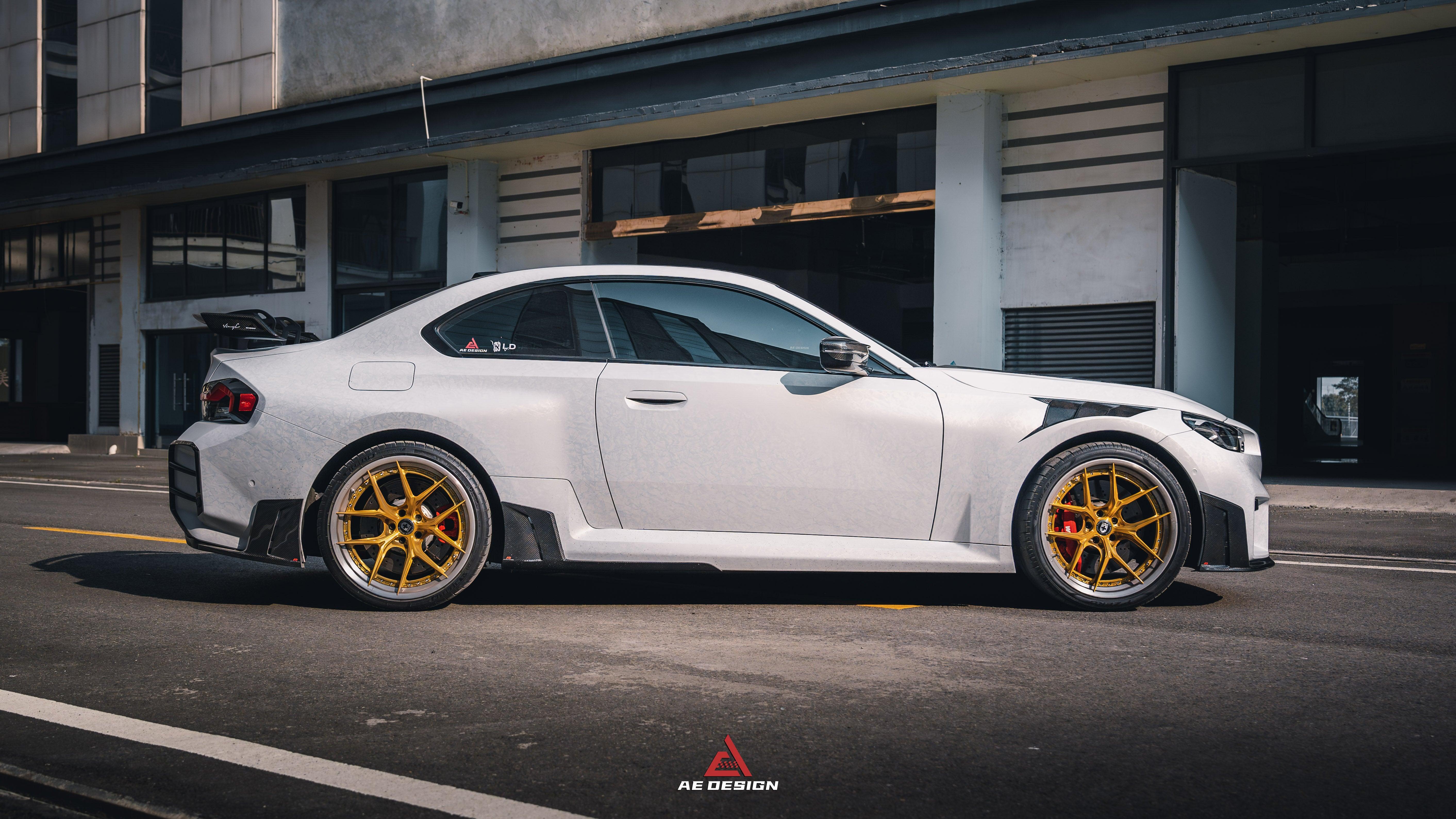 BMW M2 & M2C G87 2023 2024?with Aftermarket Parts - ART Style?Side Skirts Carbon Fiber from?ArmorExtend