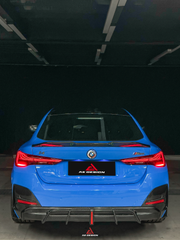 BMW I4 M50 / e Drive 40 G26 2022-ON & 4 Series Gran Coupe M440i 430i  G26 2022-ON (with M-package bumper, does not fit base model) with Aftermarket Parts - AE Style Rear Diffuser & Canards Carbon Fiber from ArmorExtend
