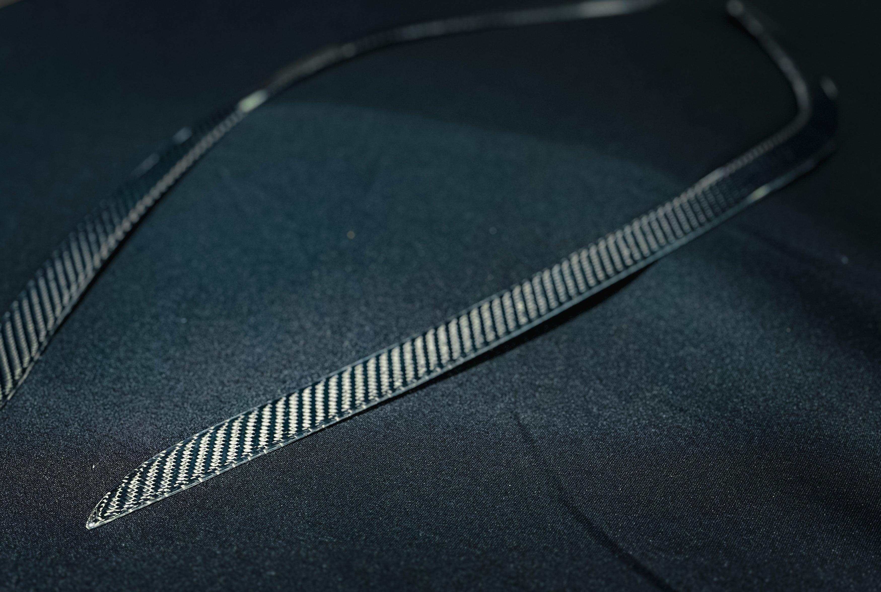 Tesla Model 3 Highland Long Range RWD 2024-ON with Aftermarket Parts - Front Intake Vents Trim Carbon Fiber from CMST Tuning