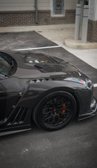 Nissan GTR Nismo T-Spec Black Edition Track Eidtion Premium Pure 2008 2009 2010 2011 2012 2013 2014 2015 2016 2017 2018 2019 2020 2021 2022 2023 with Aftermarket Parts - Vented Front Fenders Pre-preg Carbon Fiber / FRP from& CMST Tuning