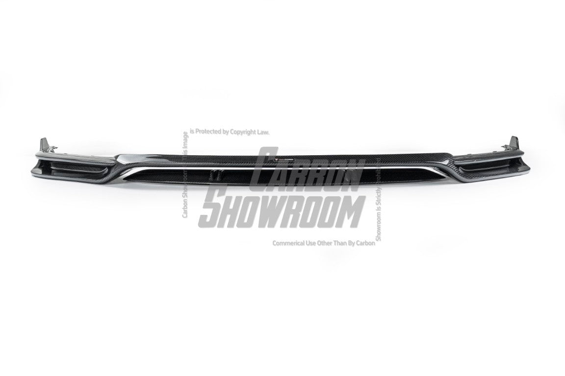 Porsche Panamera 971.2 GTS 2017 2018 2019 2020 2021 2022 2023 with Aftermarket Parts - V1 Front Lip Pre-preg Carbon Fiber from TAKD Carbon