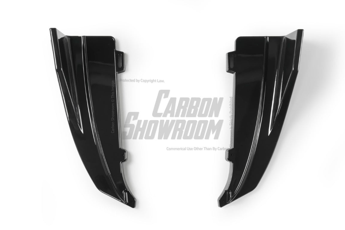 Benz C-Class C63S C63 C43 AMG C300 W205 Sedan (Fits Both Pre-LCI & LCI,C300 requires sport package bumper) 2015-2021 Aftermarket Parts - VTEN Rear Diffuser&Canards ABS