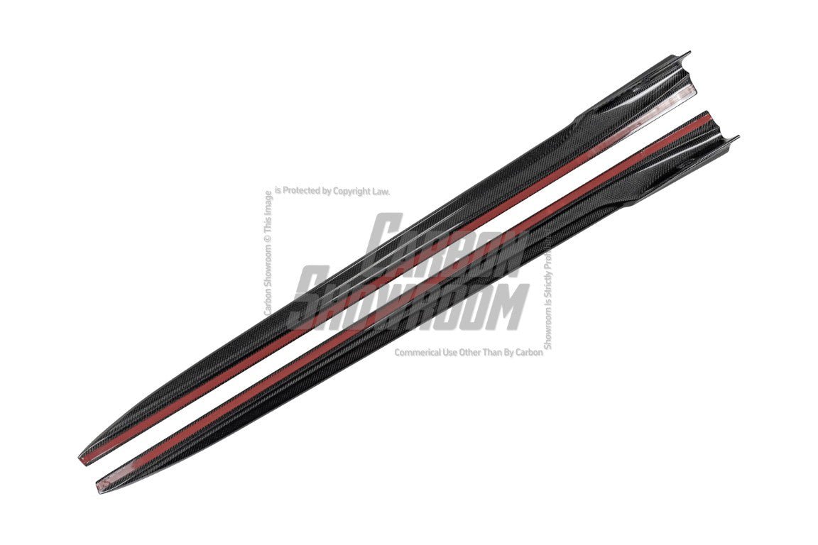 BMW X5 M60i xDrive50e x/sDrive40i G05 (Fits Both Pre-LCI & LCI) 2020-ON & X5M X5MC F95 (Fits Both Pre-LCI & LCI) 2020-ON & X6 M60I xDrive40i G06 (Fits Pre-LCI & LCI) 2020-ON & X6M X6MC F96 (Fits Pre-LCI & LCI) 2020-ON?with Aftermarket Parts - AE V2 Side Skirts?Pre-preg Pre-preg Carbon Fiber?from Armorextend