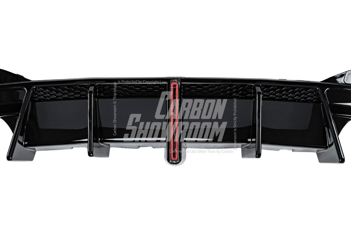 BMW M5/M5C F90 (Fits Both Pre-LCI & LCI) 2018-ON & 5 Series G30 540i M550i (With M-Package Bumper) G30 G31 (Fits Both Pre-LCI & LCI) 2017-ON with Aftermarket Parts - Rear Diffuser PP from VTEN