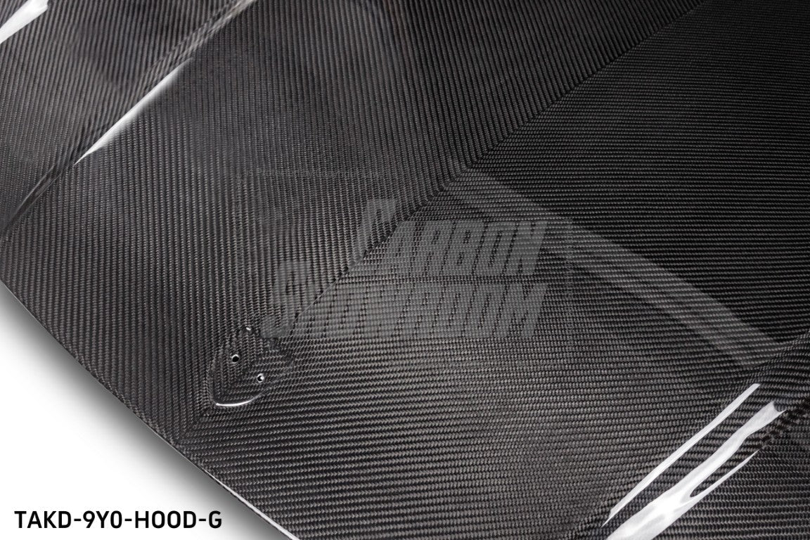 Porsche Cayenne / GTS / Turbo 9Y0 9Y3 2018-ON with Aftermarket Parts - Hood Bonnet Double-sided Pre-preg Carbon Fiber from TAKD Carbon