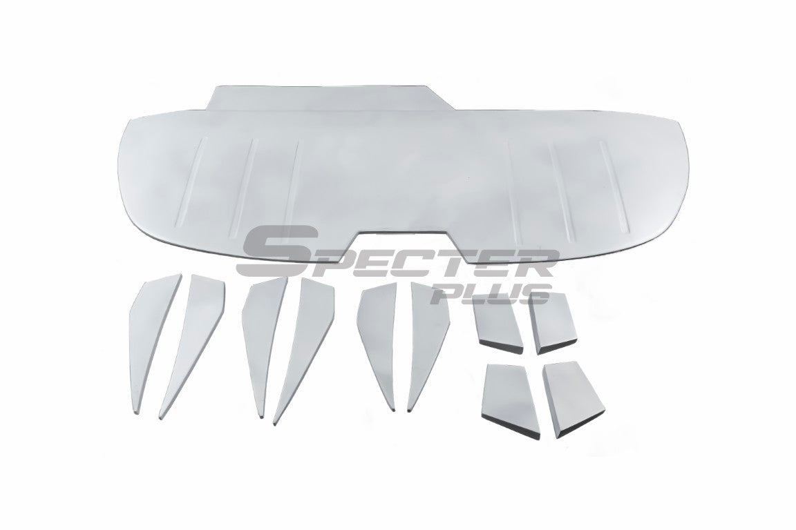 Nissan 350Z Nismo Performance Anniversary Grand Touring Base Fairlady Z Z33 2003 2004 2005 2006 2007 2008 2009 with Aftermarket Parts - Rear Bumper & Rear Diffuser Carbon Fiber / FRP from SPECTER PLUS