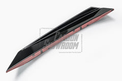 BMW 3 Series 330i (with M-package bumper, does not fit base model) M340i G20 G21 LCI 2023-ON with Aftermarket Parts - Front Canards ABS from VTEN